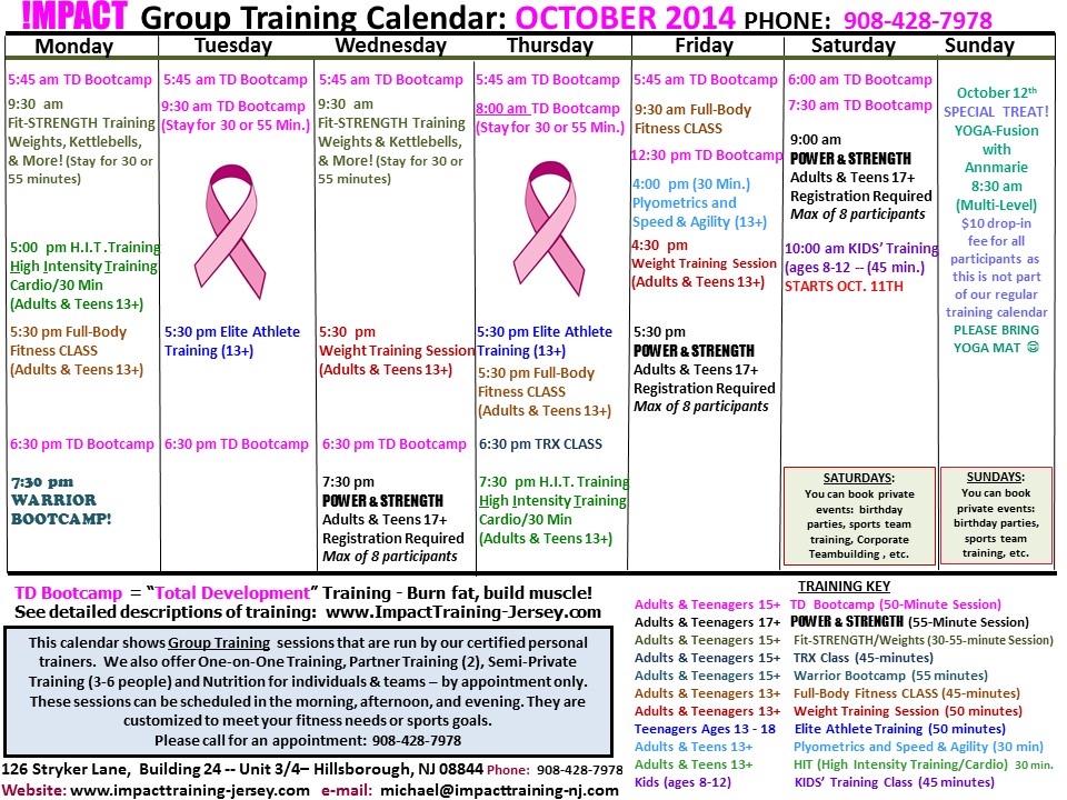 OCTOBER 2014 NEWSLETTER
